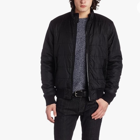 Small RVCA rush push jacket fleece lined warm bomber jacket - Picture 2 of 14